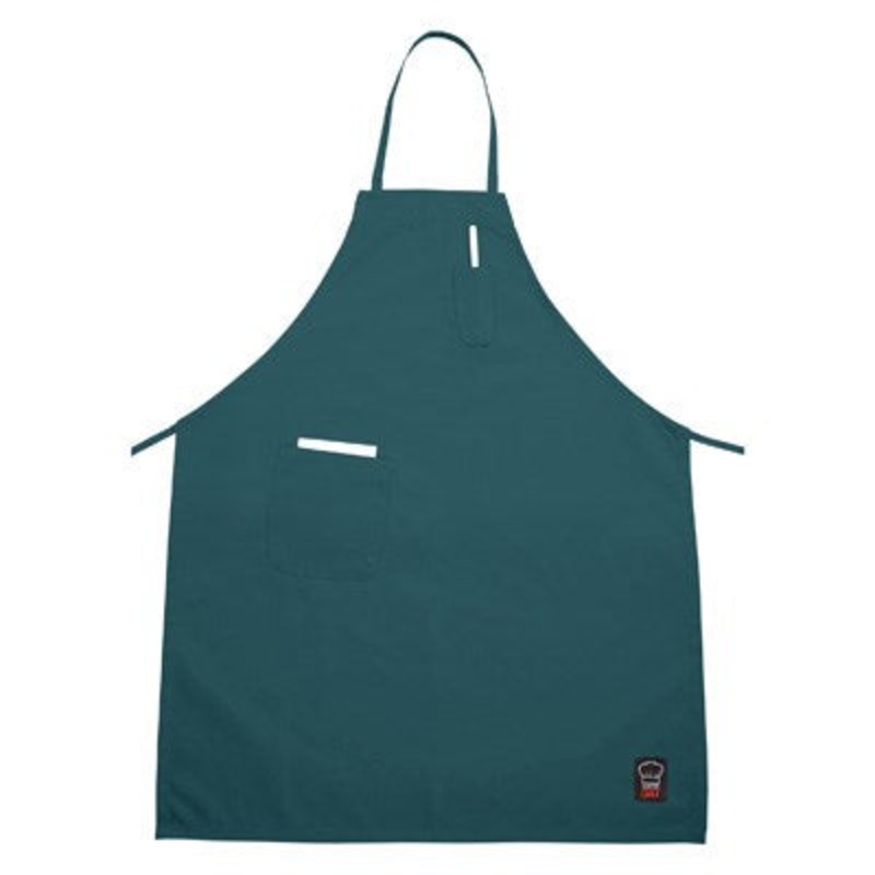 Winco Green 2 Pocket Bib Apron BA-PGN