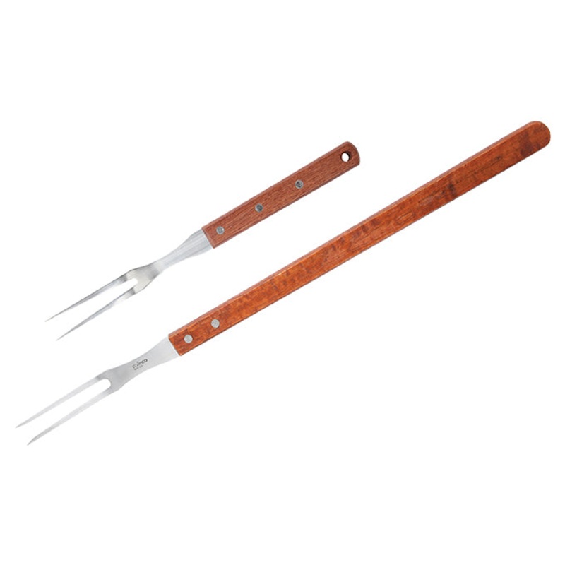 Winco Pot Fork with Wood Handle 13"  KPF-612