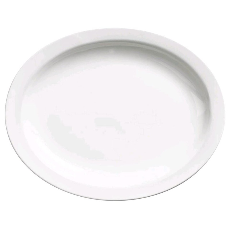 Browne Palm 11.5" Oval Porcelain Platter 563968