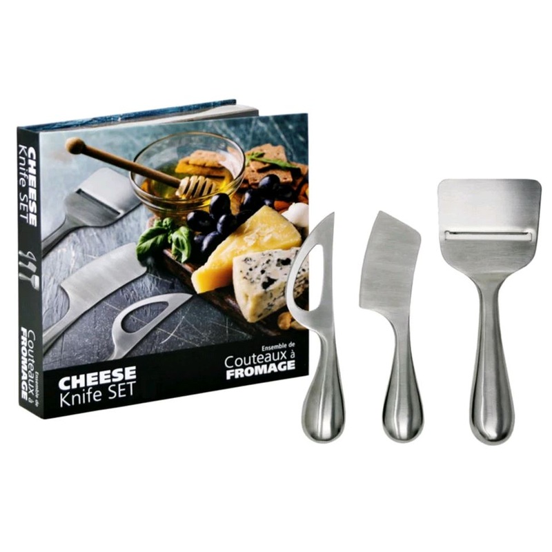 Danesco 3pc stainless steel Cheese Knife Set 3250579SS
