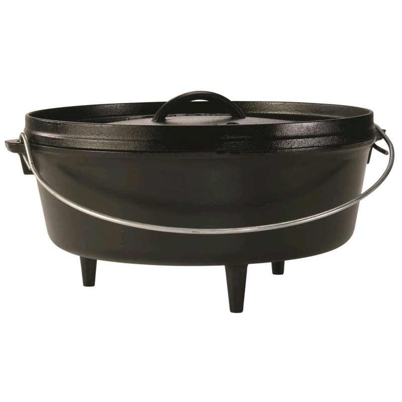 Lodge 6qt Pre-Seasoned Camp Dutch Oven L12C03