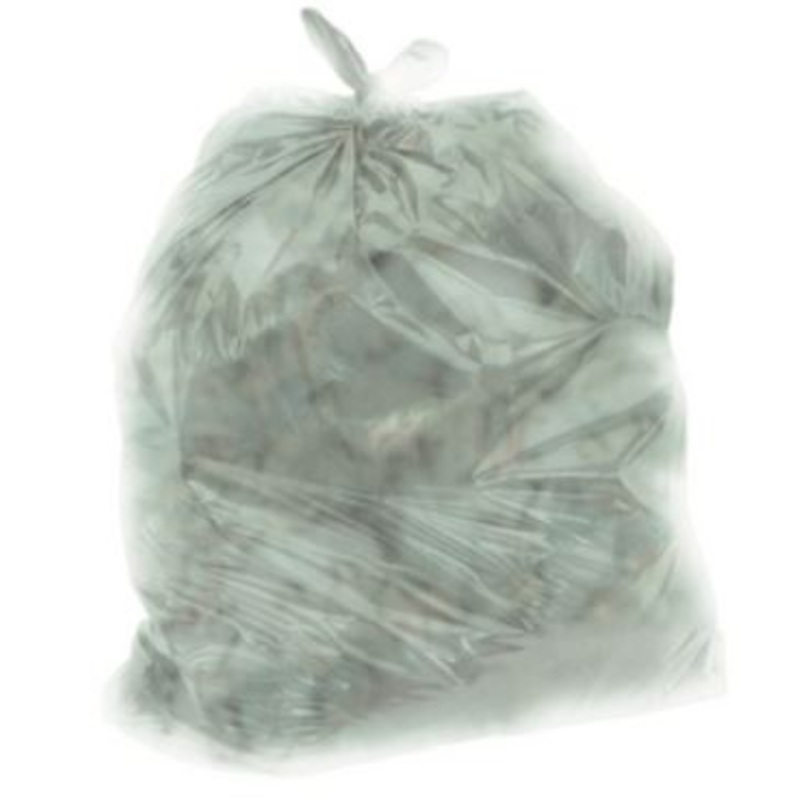 Polykar 26"X36" Extra Strong Garbage Bags Clear 1.3mil - 2636EFC150
