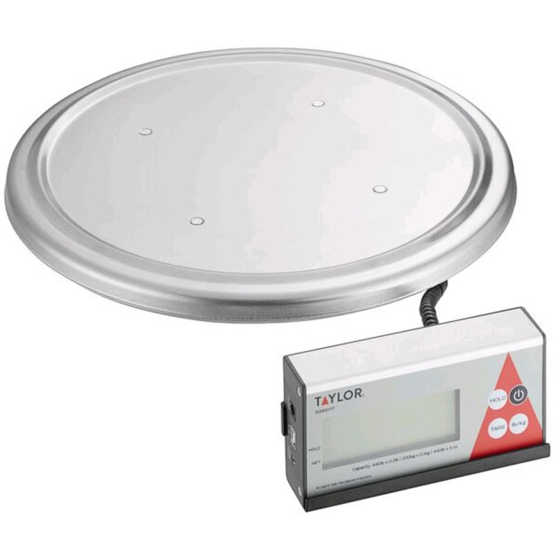Taylor 440 lb. Digital Stainless Steel 16" Keg Scale 5265117