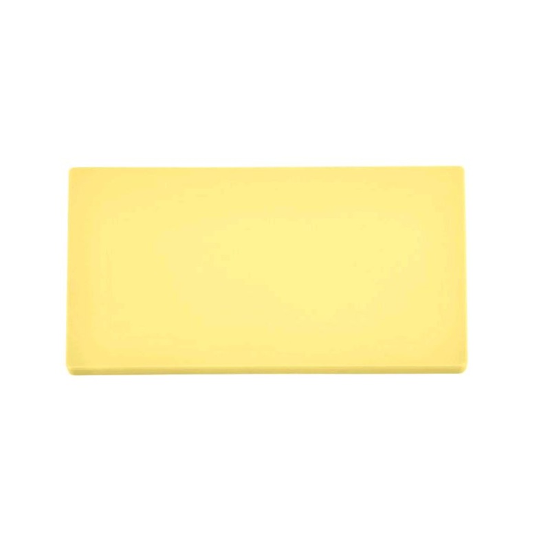 Vollrath 18" x 12" x 1/2" Yellow Cutting Board 5200050
