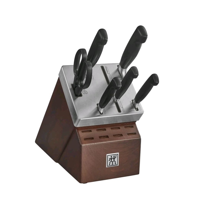 Zwilling Four Star 7 pc Self Sharpening Knife Block 1012538