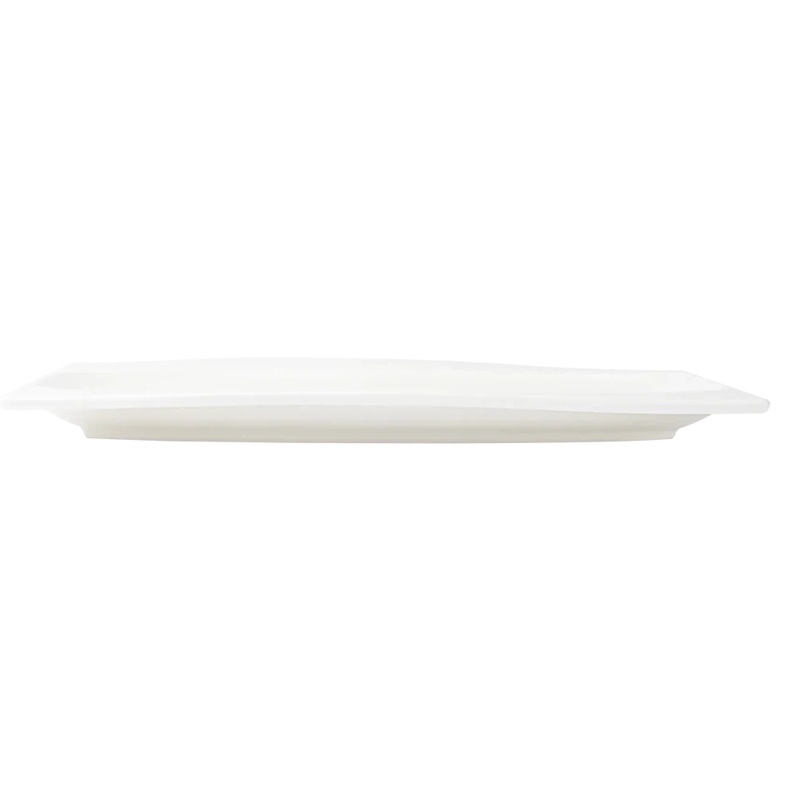 Browne - Rectangular Plate, Foundation, White (Case of 12) 5630186