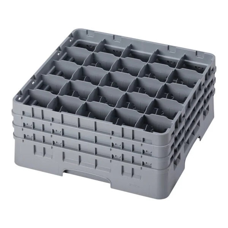 Cambro Glass Rack 25 Compartment Soft Grey 25S738151 1/1EA*