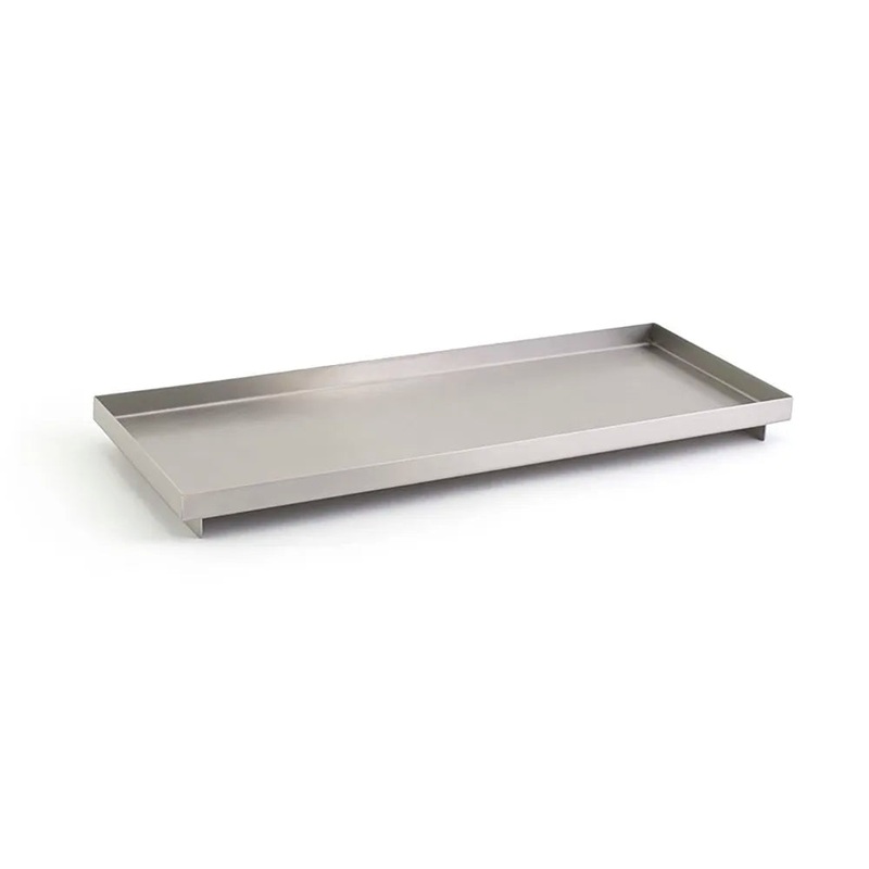 FOH Rectangular Tokyo Tray - 12 1/4" x 4 3/4" stainless steel RTR014BSS12 6/1EA*