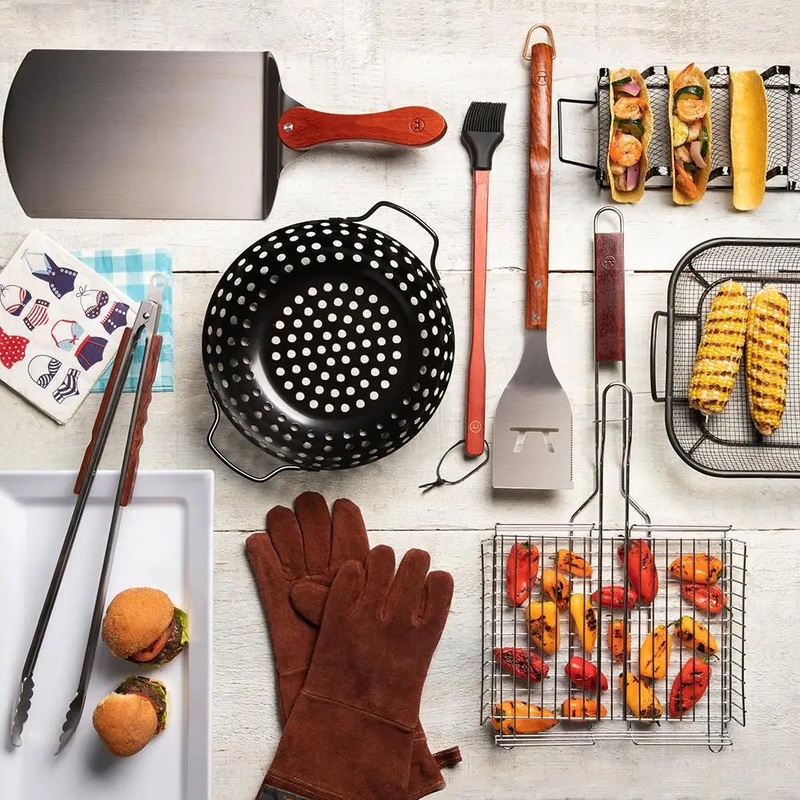 Fox Run - Non-Stick Round Grill Wok, 11.25" x 13.875" x 3.25" QD70