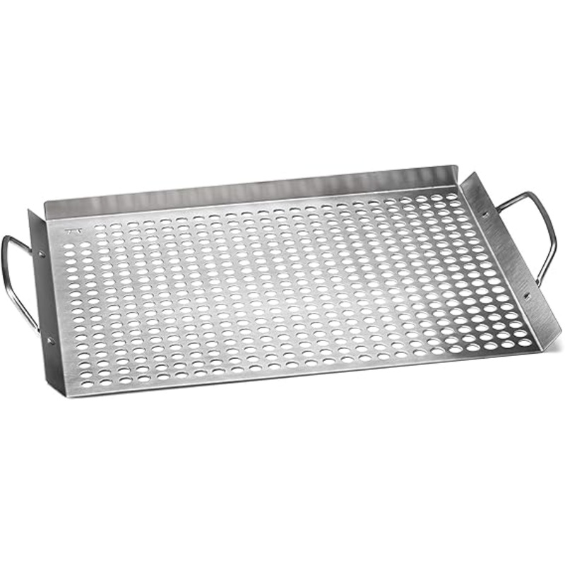 Fox Run - Outset Stainless Steel Grill Topper Grid, 11" x 17" 76632