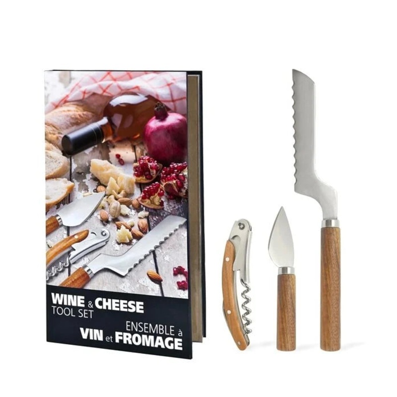 Natural Living - Wine & Cheese Tool Set 3250590SS
