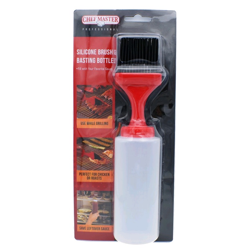 Chef Master Silicone Basting Brush Bottle 40030CM