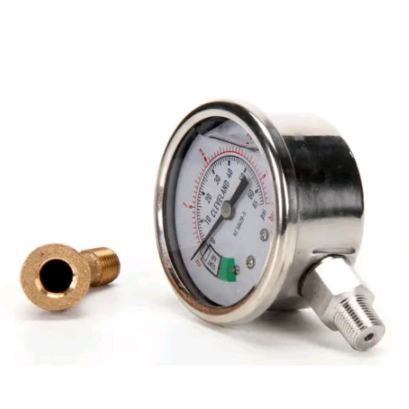 Cleveland KE000714-4 Pressure Gauge Kit, 0-65 PSI