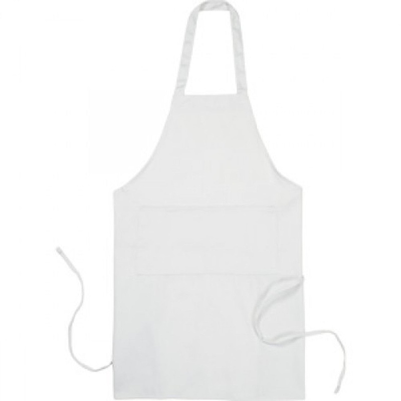 JGB APRON WHITE 65/35% COTTON
