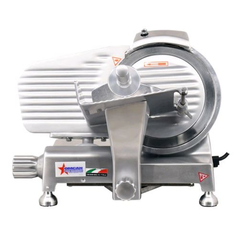 Omcan 10-inch Belt Driven Economy Meat Slicer with Blade Locker MS-CN-0250
