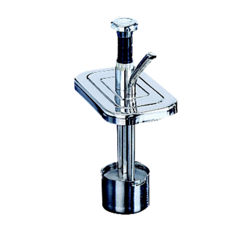 San Jamar Pump and Cover for P9700 Stainless steel