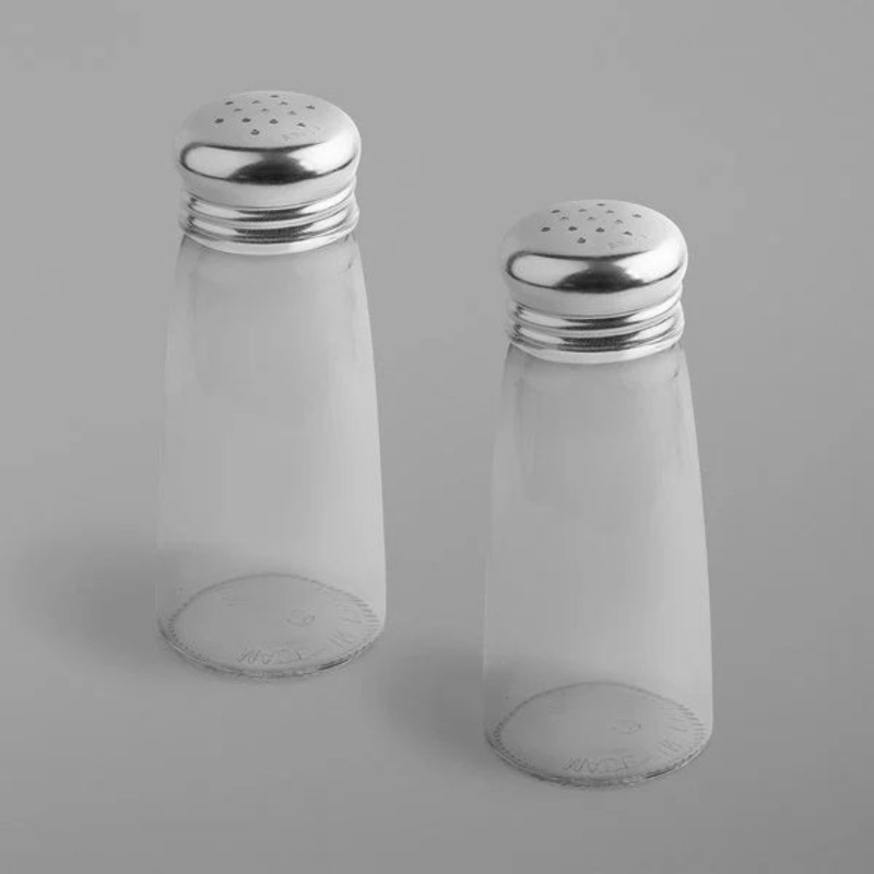 Tablecraft Salt and Pepper Shaker, 3 Oz 132S&P