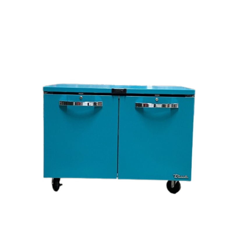 True Two Section Turquoise Undercounter Refrigerator TUC-48-HC-spec3