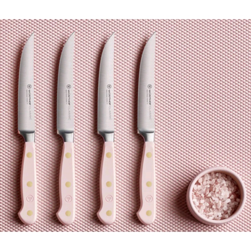 Wusthof Classic Pink Himalayan Salt 4 pcs. Steak Knife Set 1061760404