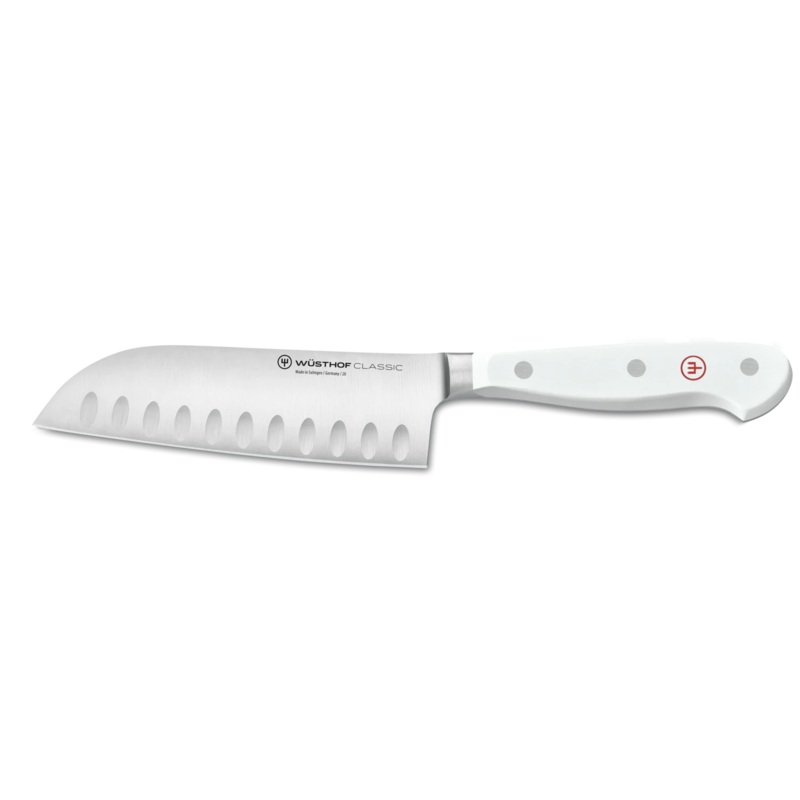 Wusthof Classic White 5" Hollow Gr. Santoku 1040231314