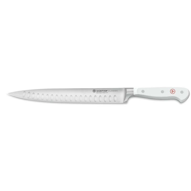 Wusthof Classic White 9" Hollow Gr. Carving Knife 1040200823