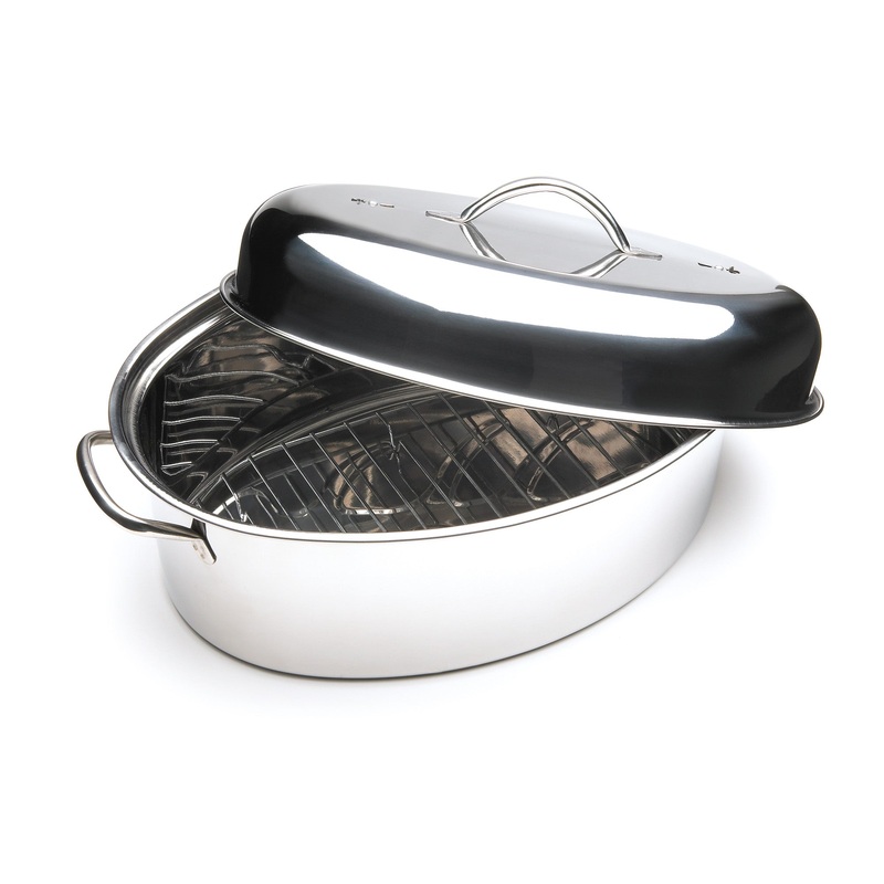 Fox Run OVAL ROASTER SET S/S 10QT 0171