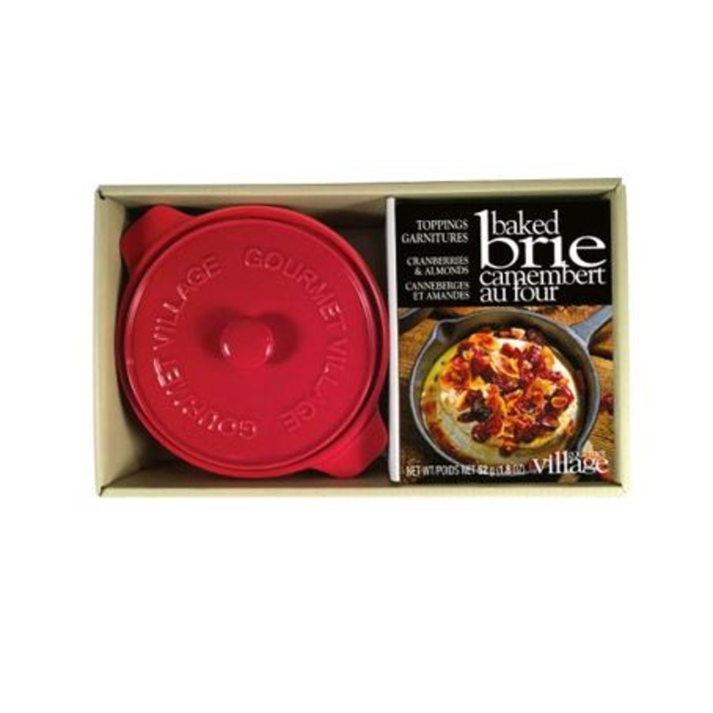 Red Brie Baker kit with Cranberry Almond Topping - EGIFTRD