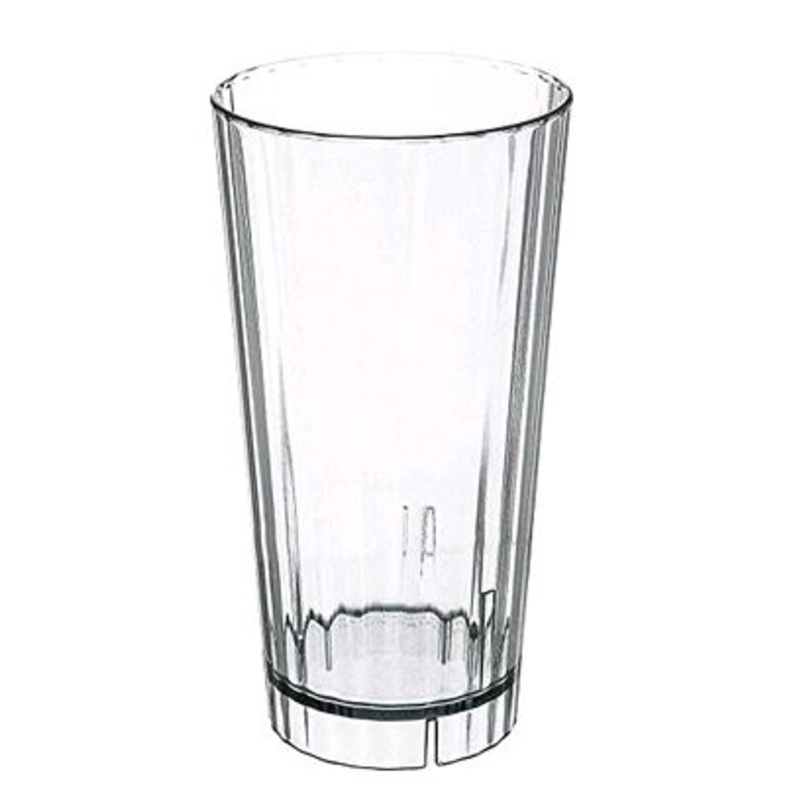 Clear Plastic 10oz Glass*