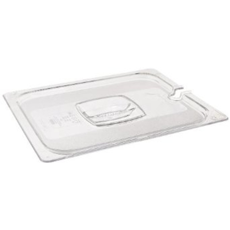 Rubbermaid 1/2 Size Clear Notched Food Pan Cover FG128P86CLR*