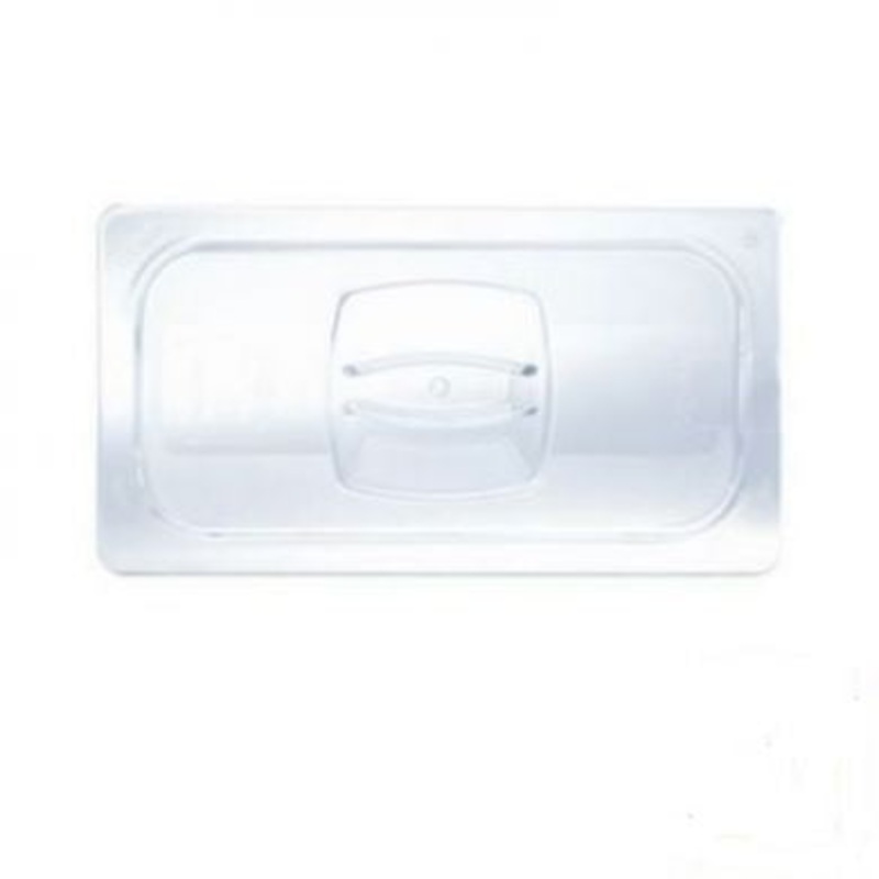 Rubbermaid Insert/Food Pan Cover, Solid, Clear,, 1/4 Size FG114P00CLR*
