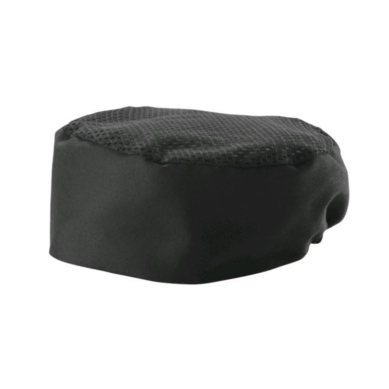 Winco Black Reg size 3.5" Pillbox Hat CHPB-3BR