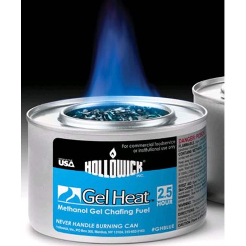 Hollowick Blue Gel Heat Chafing Fuel 2.5 hr GHBLUE 1/1EA