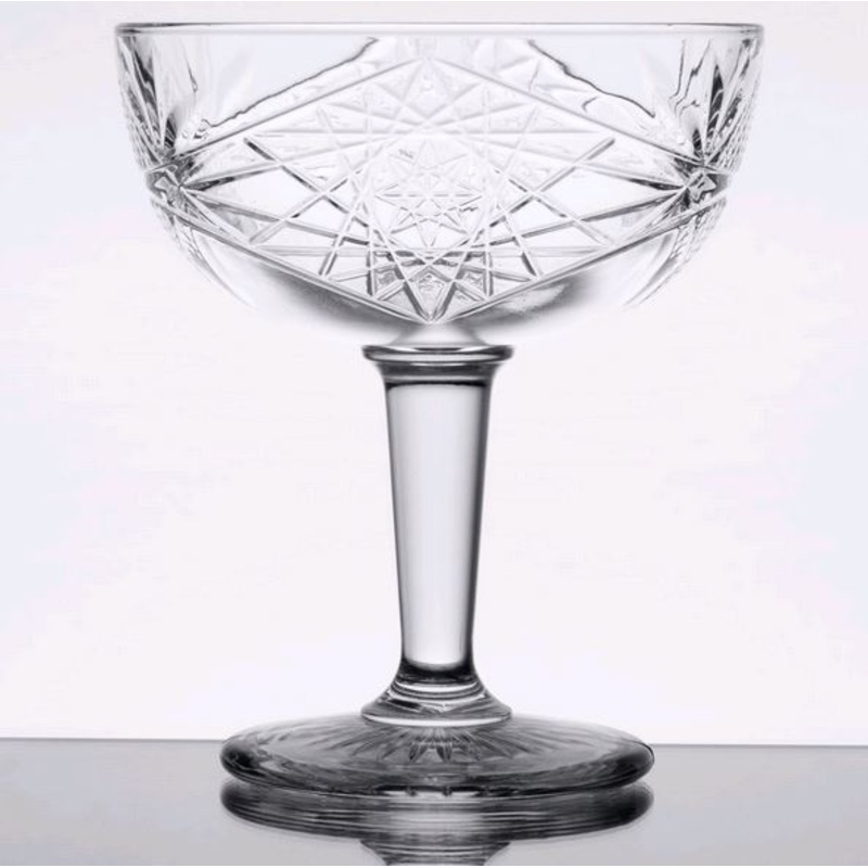 Libbey 929799 Hobstar 8.5 oz. Coupe Cocktail Glass