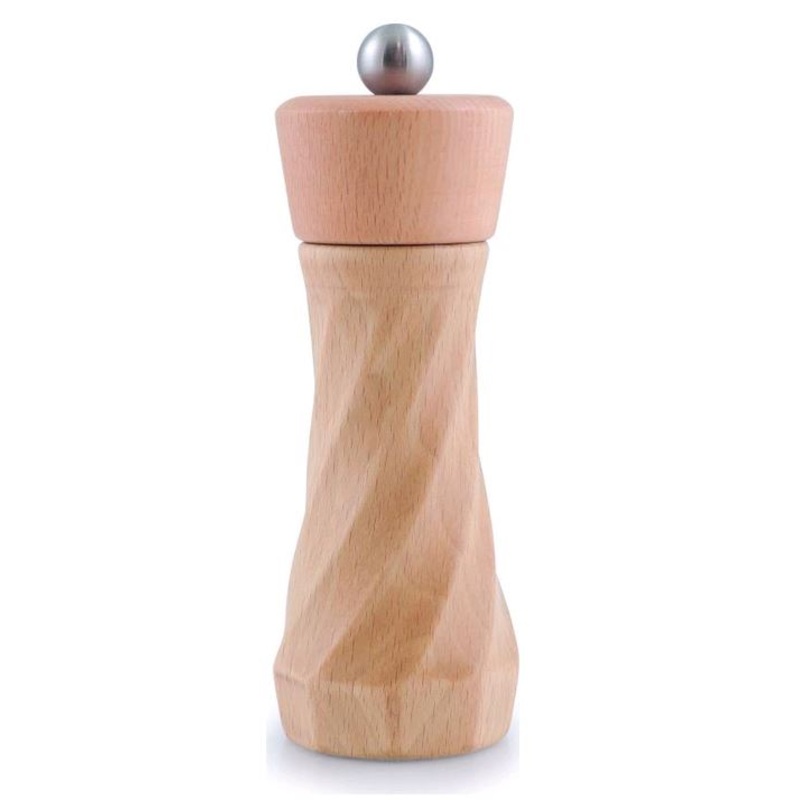 Swissmar - Classic Twist 6" Natural Beechwood Pepper Mill (15cm) - SMP1501NT*