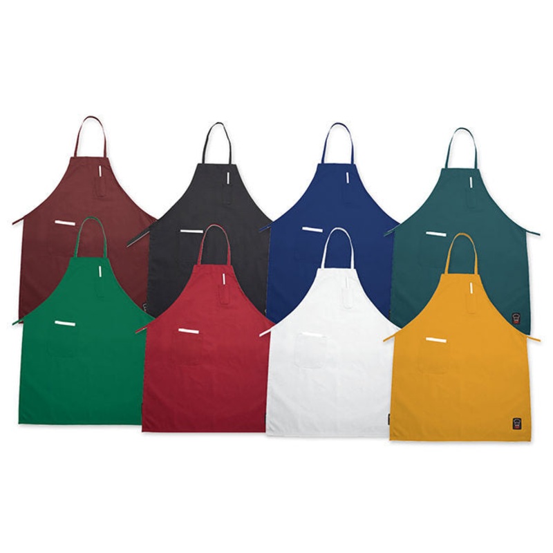 Winco Yellow 2 Pocket Bib Apron BA-PYL