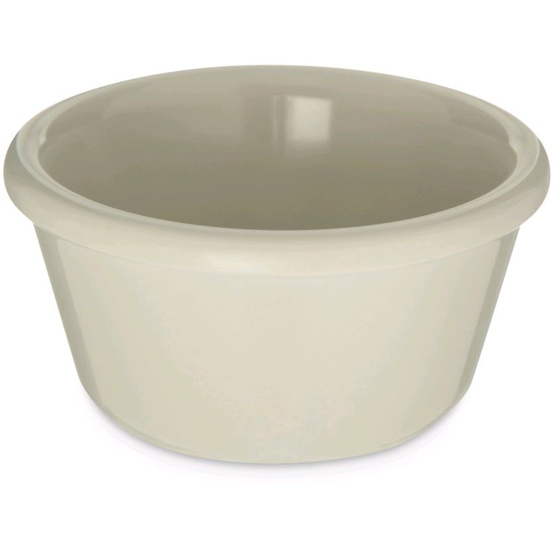 Carlisle Melamine 3oz Smooth Bone Ramekin S280BN*
