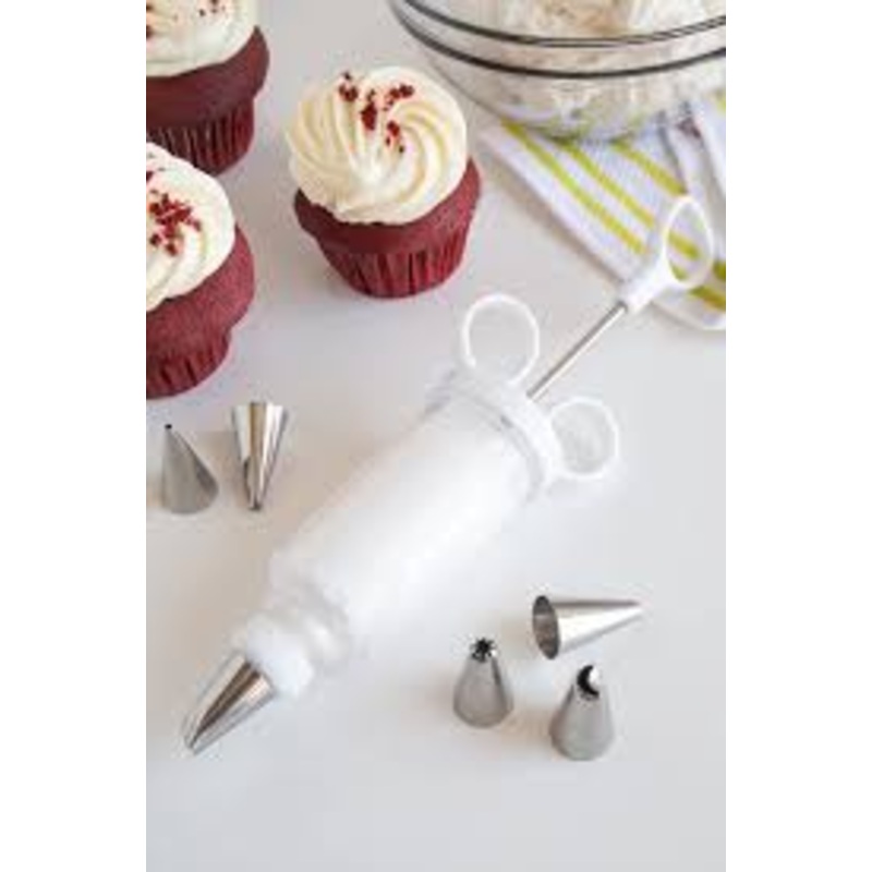 Fox Run 4396 Icing Syringe Set, 7-Piece