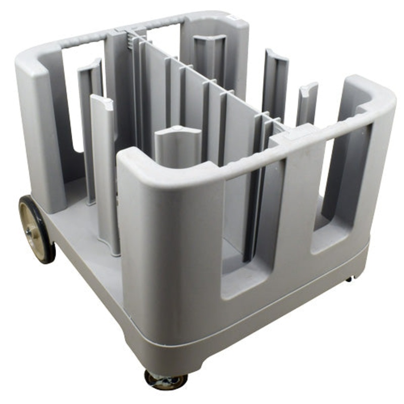 Omcan Dish Caddy with Adjustable Dividers and Vinyl Cover  Grey 80922* **
