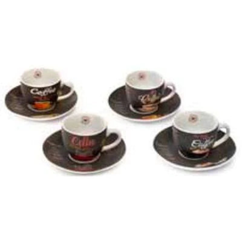 Adamo 4-Piece 3oz Always Open Espresso Set R10052-AD4