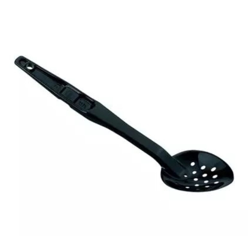 Cambro 13" Navy Perforated Polycarbonate Salad Bar / Buffet Spoon - Camwear SPOP13CWNV