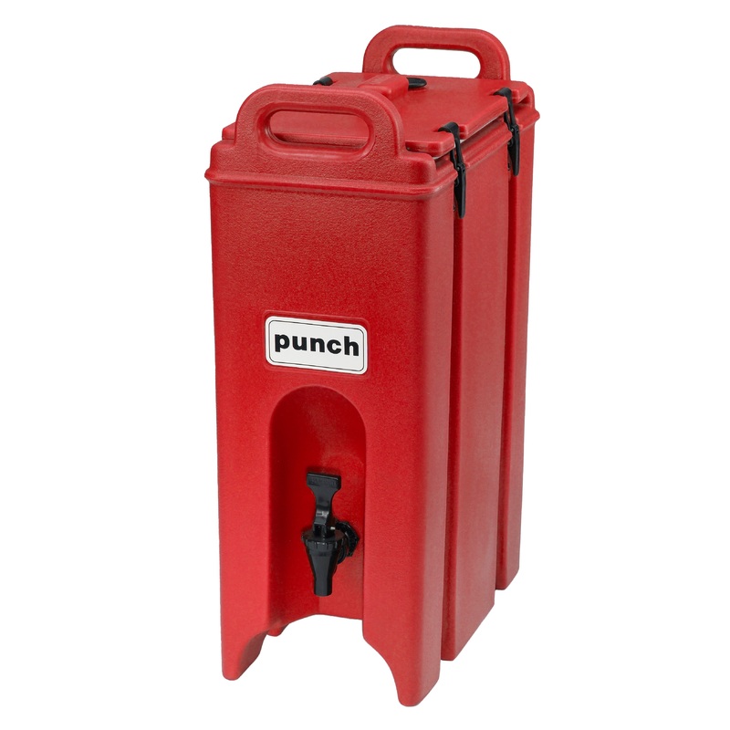 Cambro Camtainer Hot Red 5 Gal - 500LCD158
