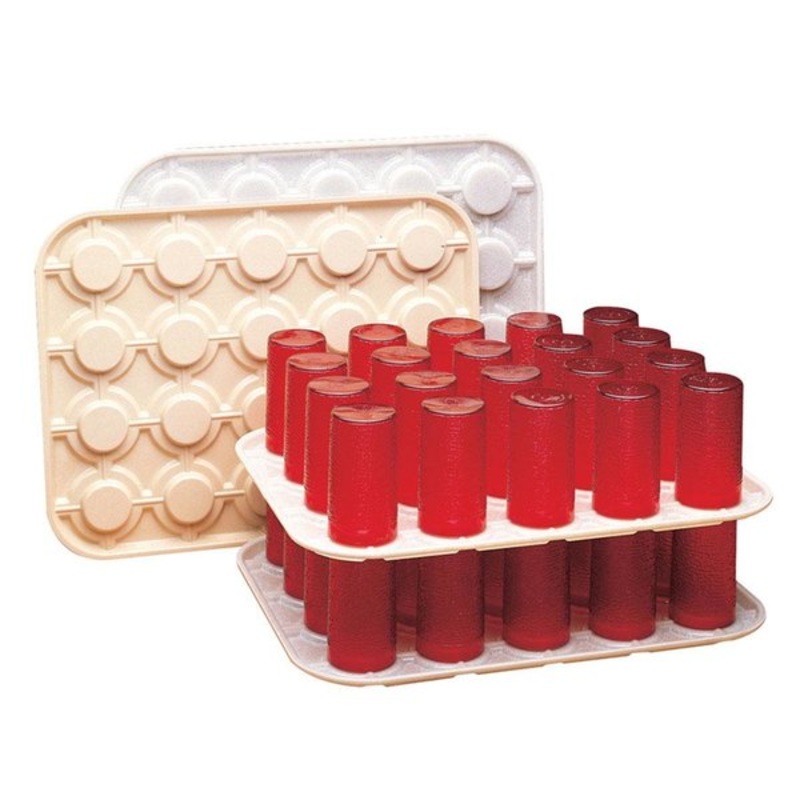 Cambro GK2000133 Beige Glass Stacker - Fits 20 Glasses