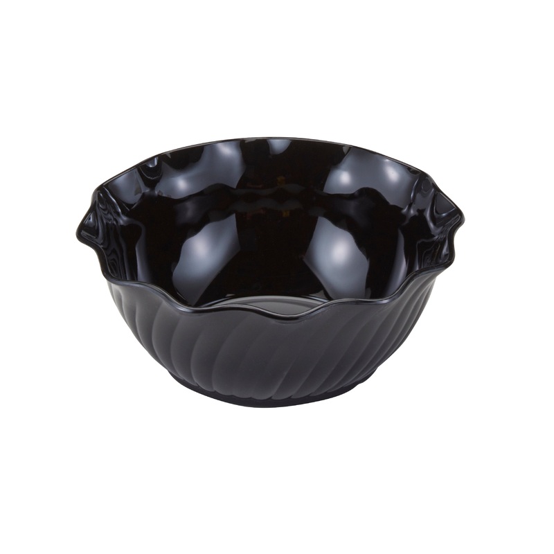 Cambro Swirl Bowl 5oz Black - SRB6CWBL