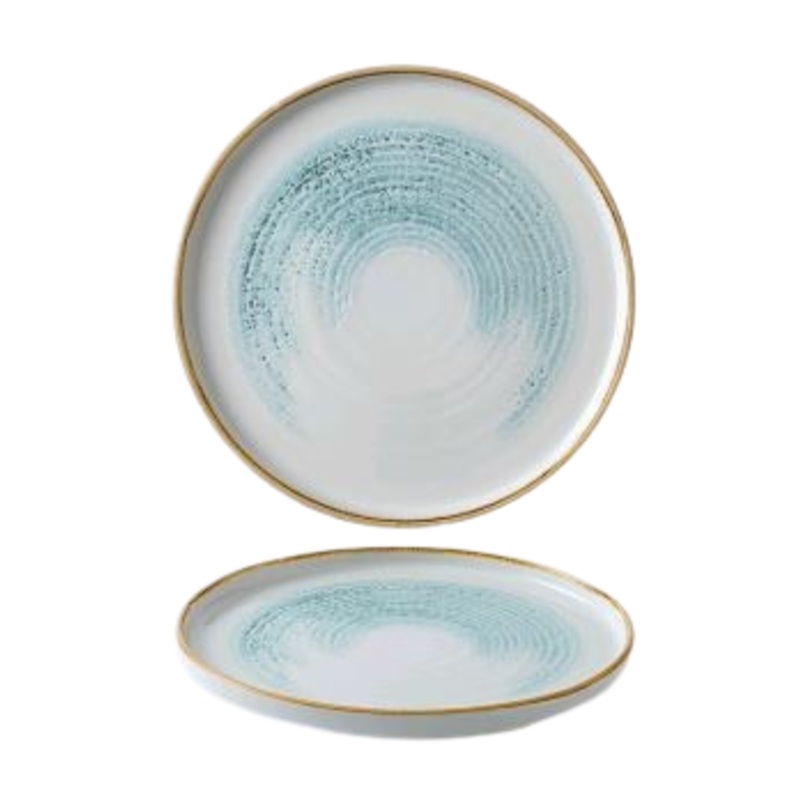 Churchill 8.25" Chefs Walled Plate Aquamarine HAJGWP211
