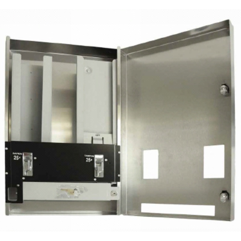Globe Commercial Tampon Dispenser Free Stainless Steel 1613S