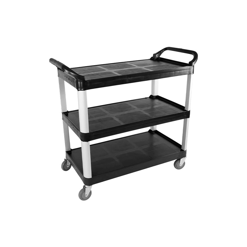 Globe Utility Cart Black Large 40"X19.75"X37" 5002