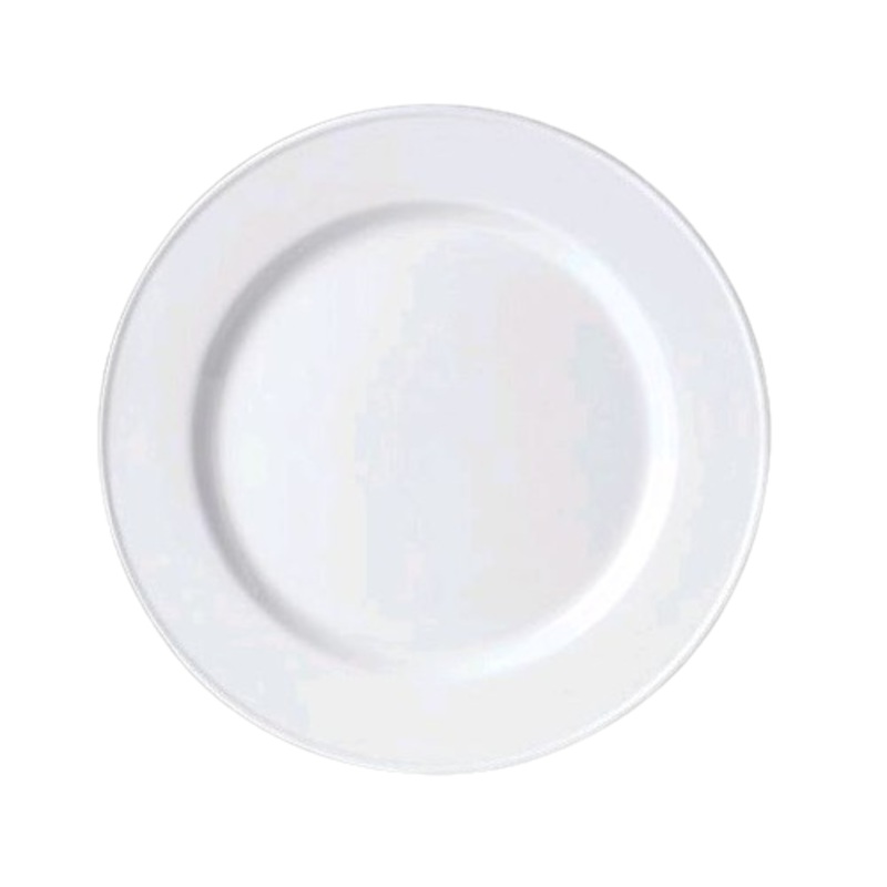 Steelite Freedom Slimline 8" White Plate 11010212