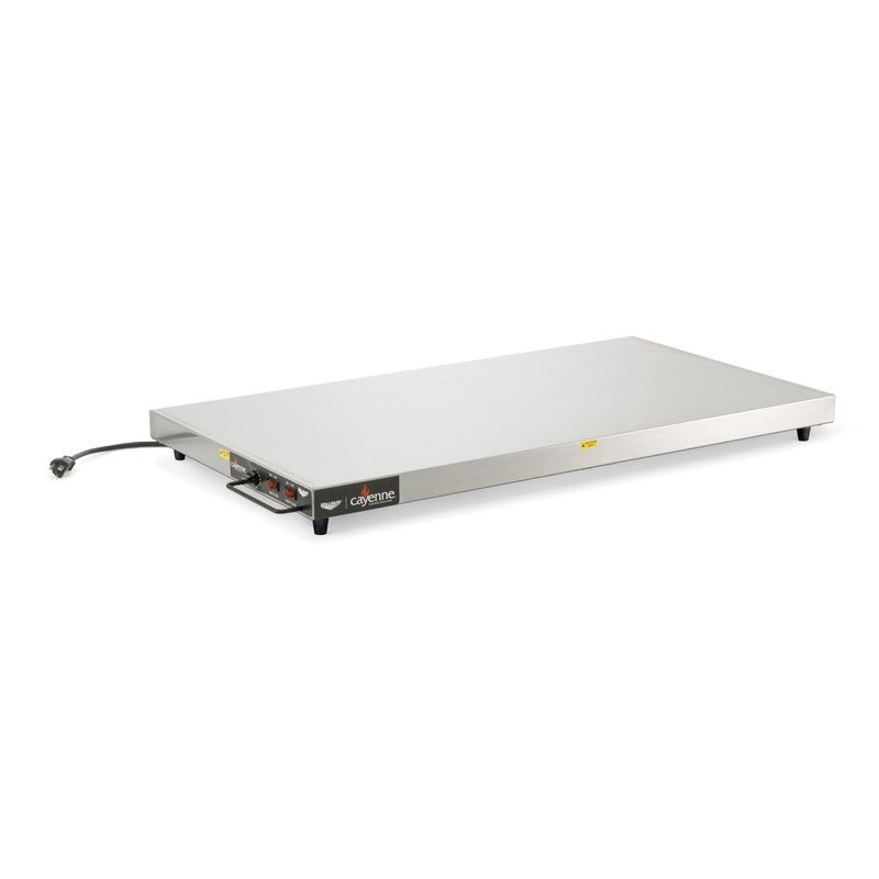Vollrath 36-inch 120-volt Cayenne right-aligned heated shelf 7277136