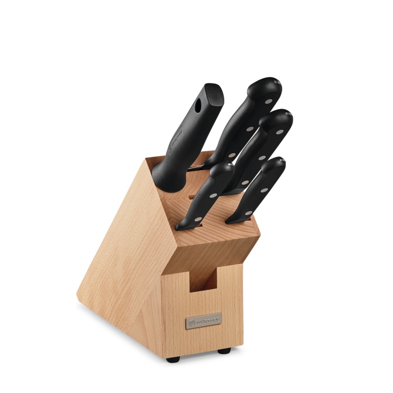 Wusthof Gourmet 6-Piece Knife Block Set 1095070503