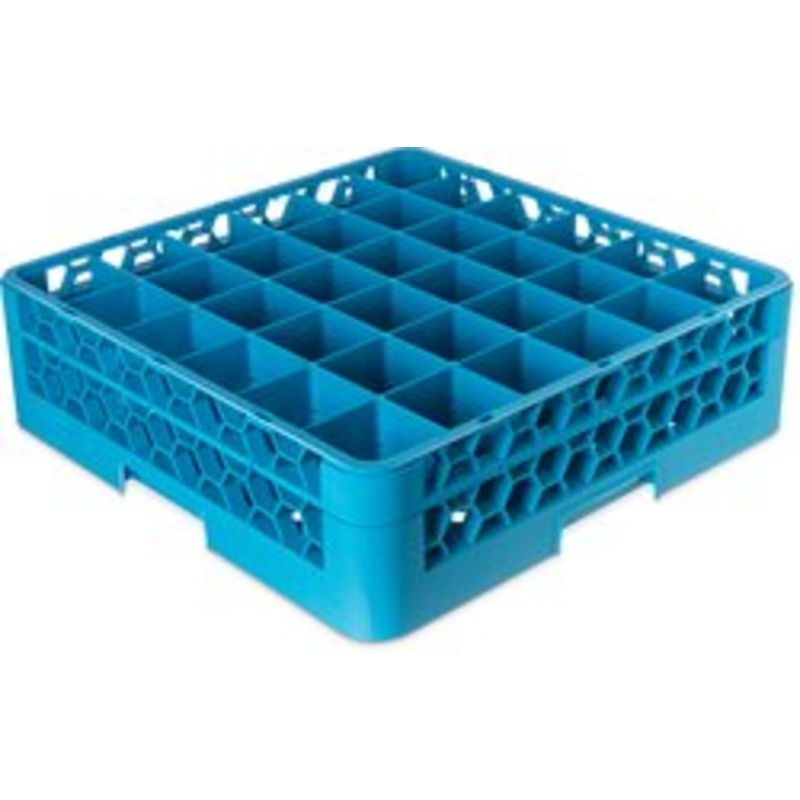 Carlise OptiClean 36-Compartment Divided Glass Rack RG36_1BLUE*